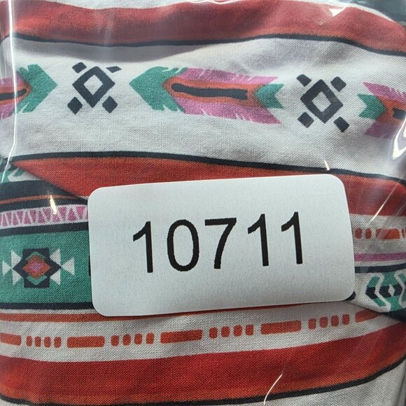 Womens Wrangler Retro Sleeveless Peplum Top Western Ruffle Trim V-Neck Size L - Picture 7 of 8